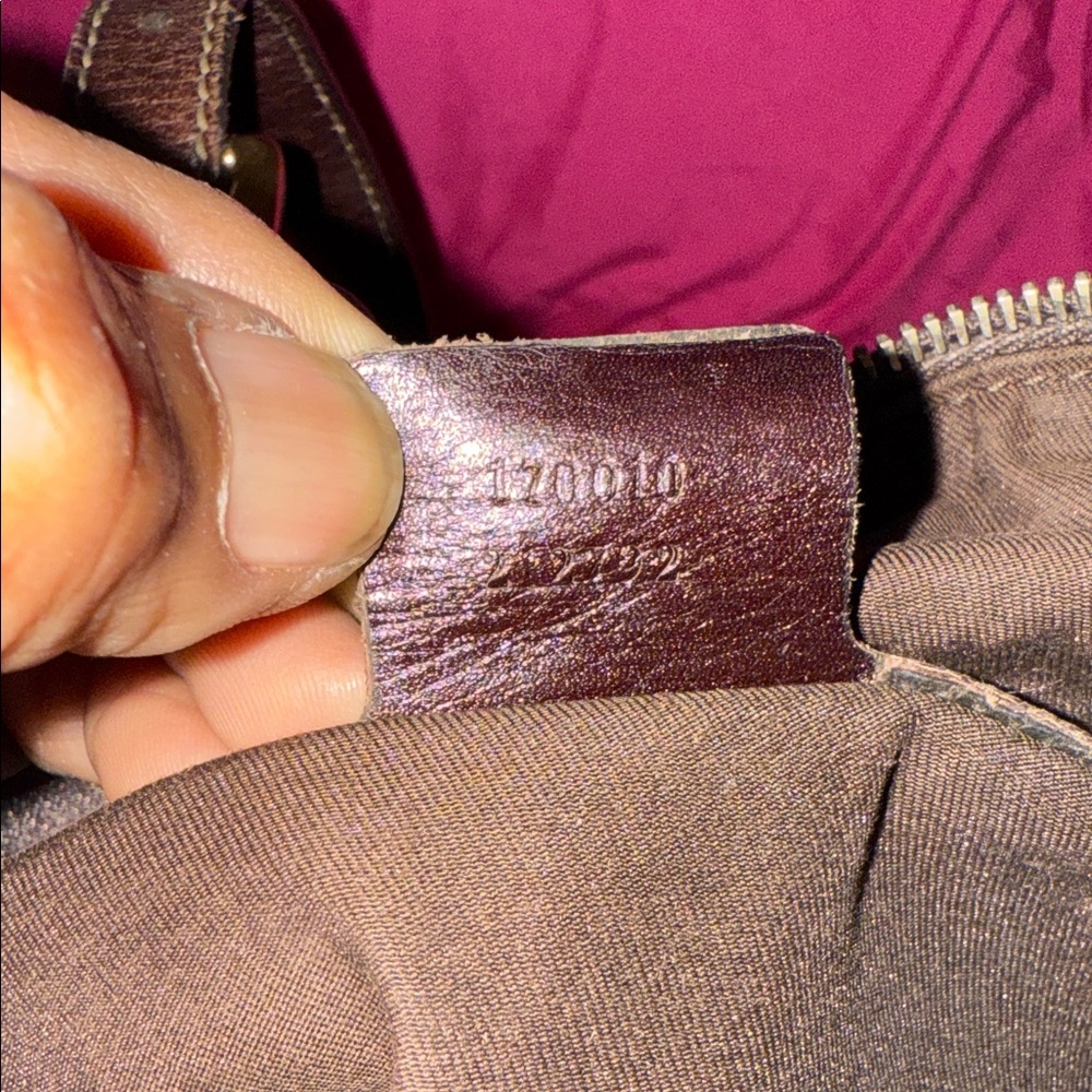 Gucci Brown Leather Duffel Bag with Green and Red Accents - Picture 13 of 16